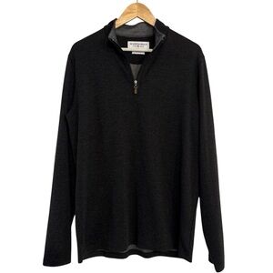 Mizzen + Main Trim Fit Quarter-Zip Pullover Size L